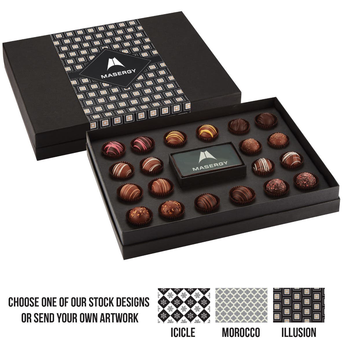 Assorted Truffle Gift Box - 20 Piece