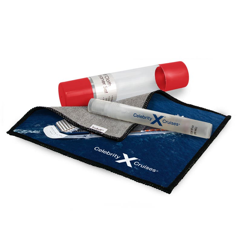 Microfiber Cloth and Cleaner Set in Tube