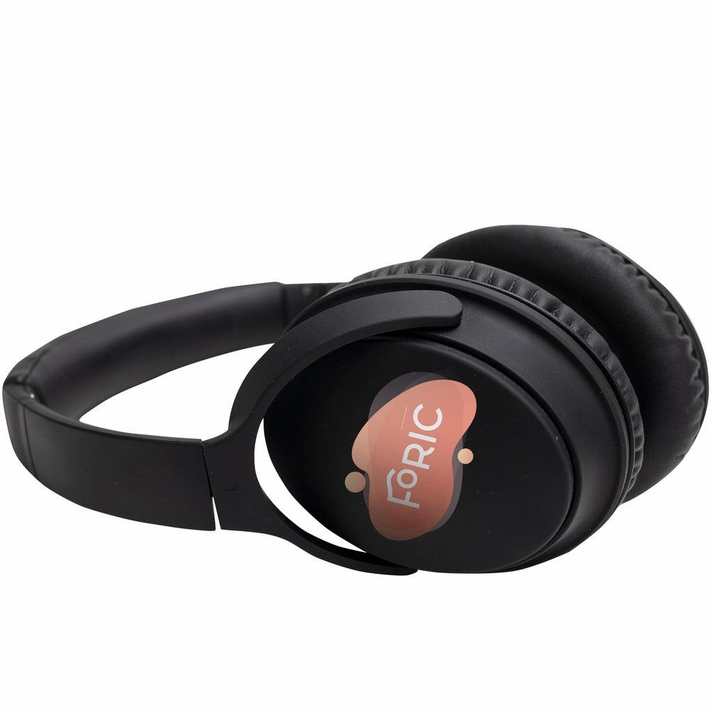 Black Active Noise Cancellation Headphones
