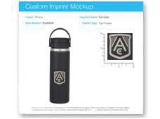 Branded Hydro Flask Virtual Preview