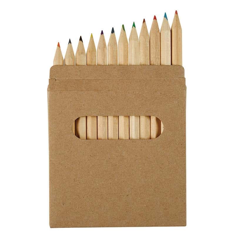 Natural 12-Piece Colored Pencil Set in Box