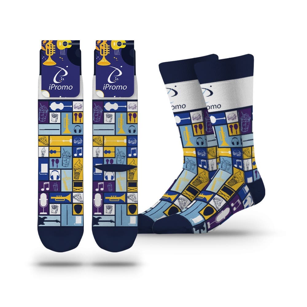 Strideline Full-Color Premium Woven Socks