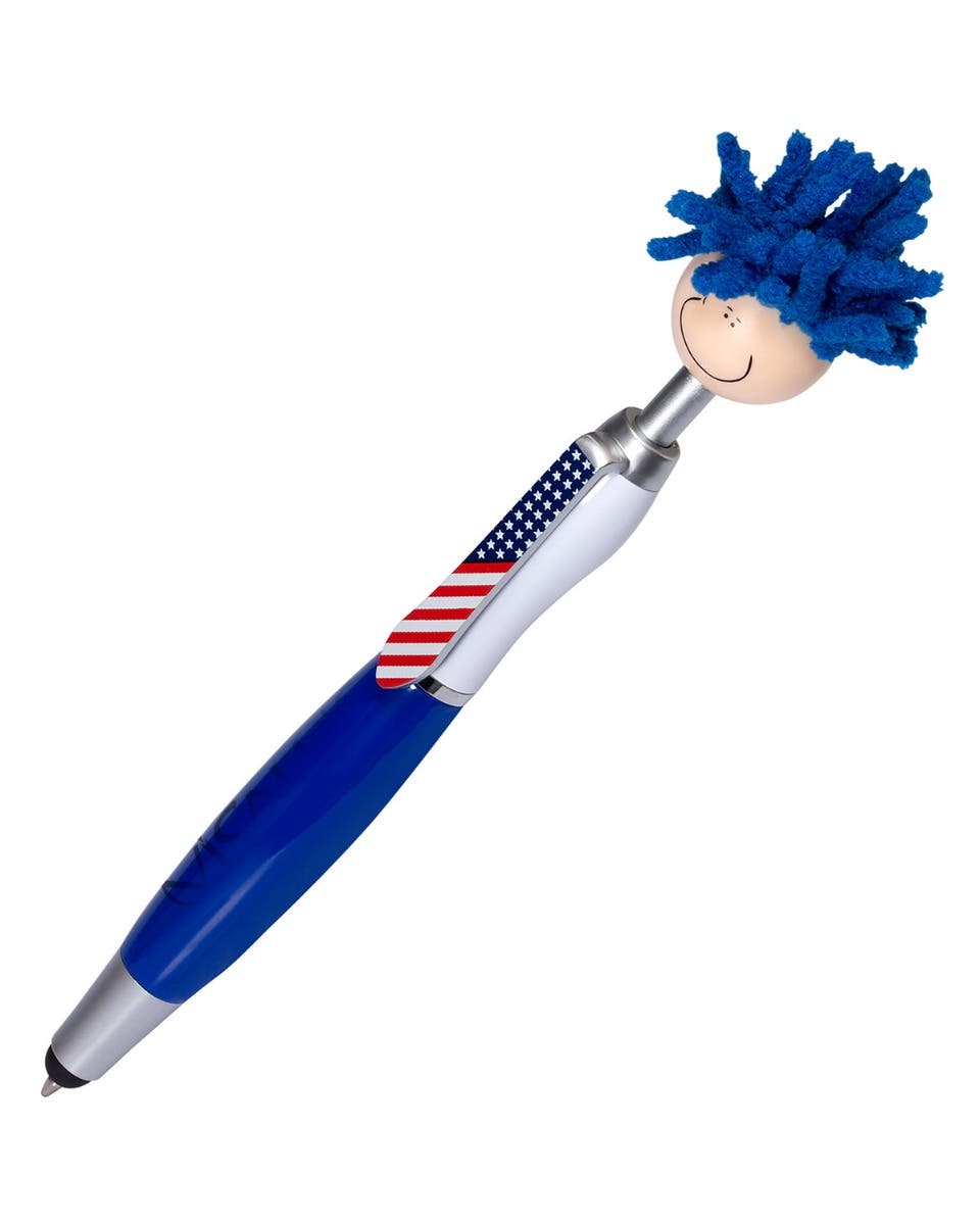 MopToppers&reg; Patriotic Stylus Pen with Screen Cleaner