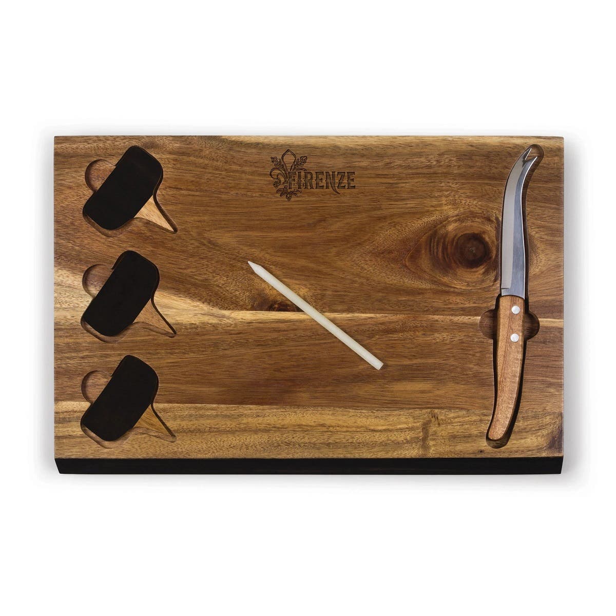 Toscana® Delio Acacia Cheese Cutting Board & Tools Set