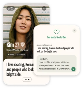 Example first message when starting asian dating on eharmony
